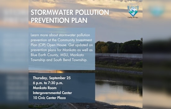 Mankato Invites Residents to Engage in Stormwater Pollution Prevention at Community Investment Plan Open House