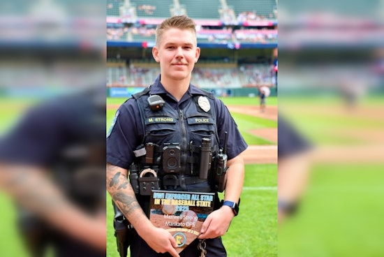 Mankato Officer Max Strong Honored as 'DWI All Star' for Outstanding Efforts Against Impaired Driving