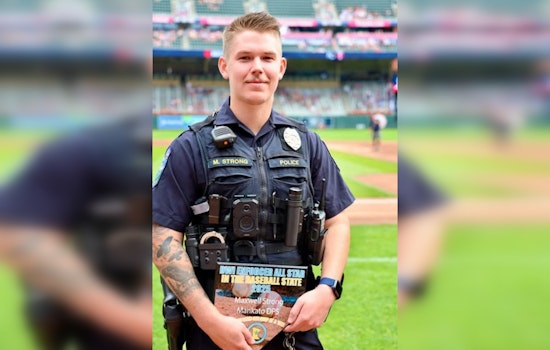 Mankato Officer Max Strong Honored as 'DWI All Star' for Outstanding Efforts Against Impaired Driving
