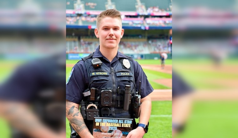 Mankato Officer Max Strong Honored as 'DWI All Star' for Outstanding Efforts Against Impaired Driving
