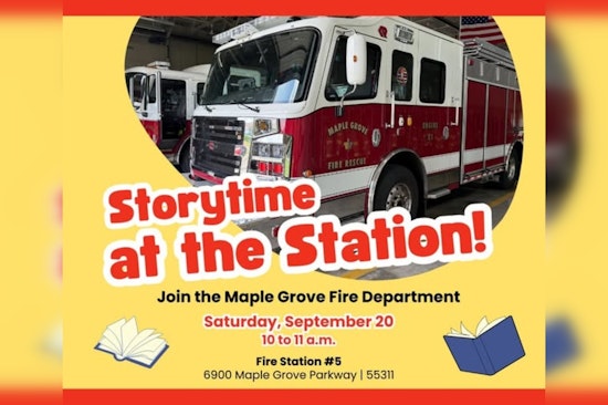 Maple Grove Fire Station 5 Hosts 'Storytime at the Station' for Families to Learn About Fire Safety
