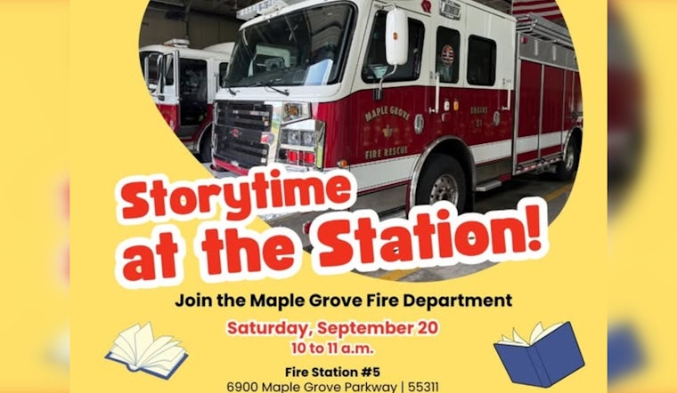Maple Grove Fire Station 5 Hosts 'Storytime at the Station' for Families to Learn About Fire Safety
