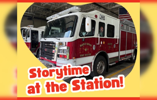 Maple Grove's Fire Station 5 Hosts Educational 'Storytime at the Station' for Local Kids