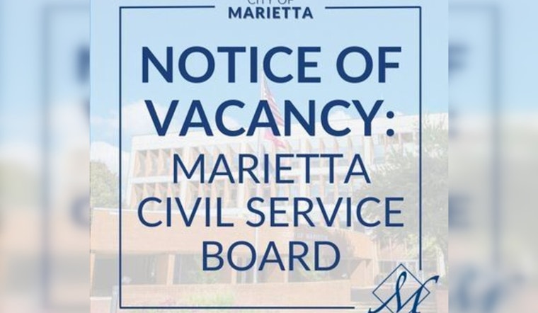 Marietta Civil Service Employees to Elect New Board Member, Candidacy Filing Opens in September