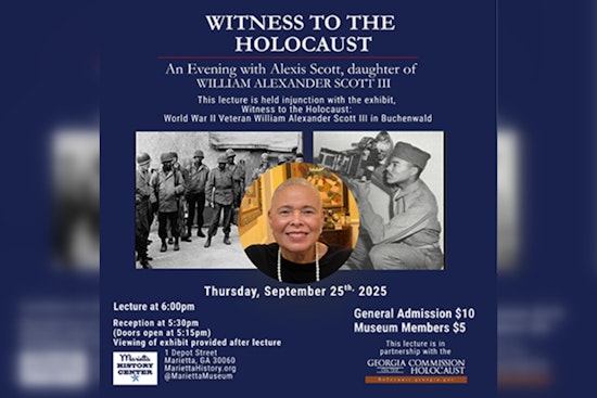 Marietta History Center to Host "Witness to the Holocaust" Exhibit and Lecture on Historical Atrocities and Racial Injustice