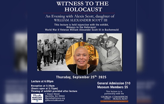 Marietta History Center to Host "Witness to the Holocaust" Exhibit and Lecture on Historical Atrocities and Racial Injustice