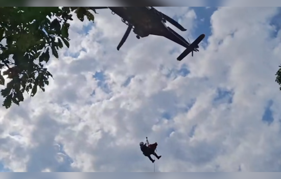 Maryland State Police Aviation Command Executes Cliffside Hoist Rescue in Washington County