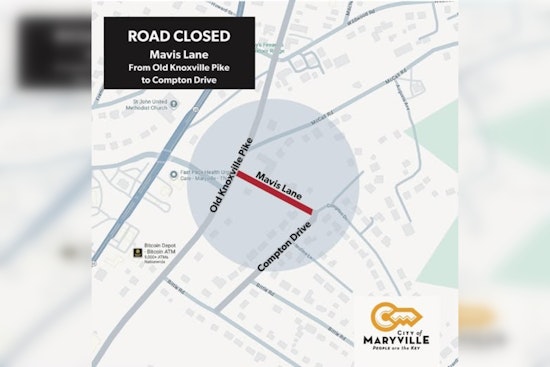 Maryville Commuters Alert: Road Closure on Mavis Lane Due to Water Main Project
