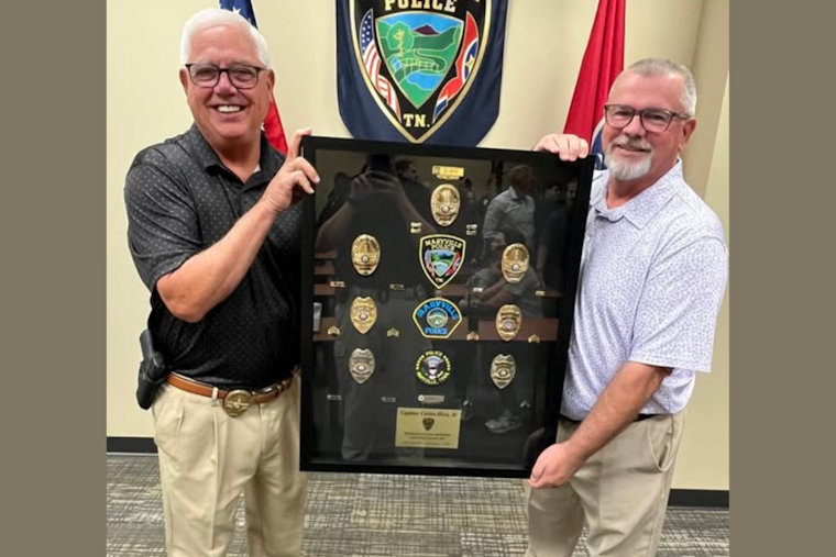Maryville Police Department Celebrates Retirement of Esteemed Captain Carlos Hess Jr. After 34 Years of Service