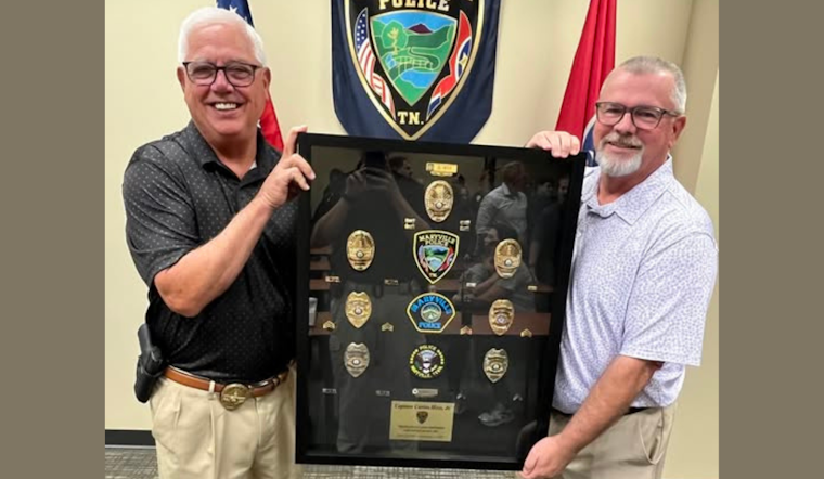 Maryville Police Department Celebrates Retirement of Esteemed Captain Carlos Hess Jr. After 34 Years of Service