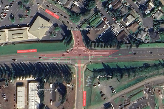 Maui Alert, Road Closures on Nāpilihau Street and Honoapi‘ilani Highway for Traffic Signal Installation