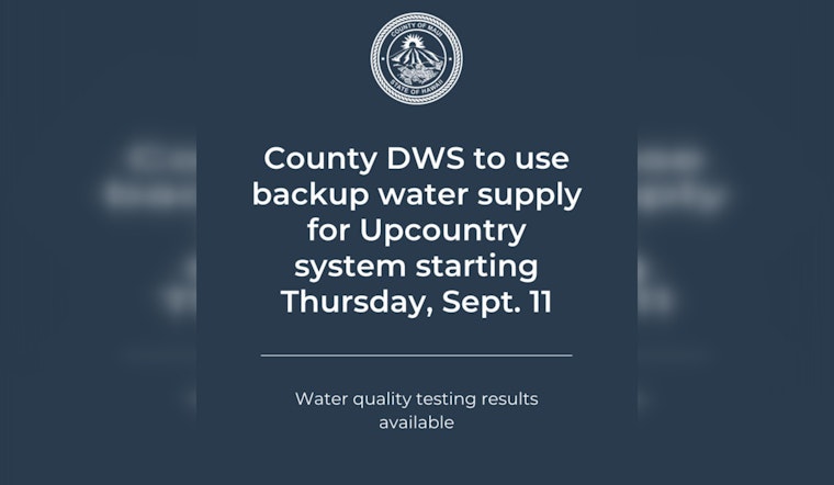 Maui County Activates Hamakuapoko Wells to Sustain Upcountry Water Supply Amid Drought Conditions