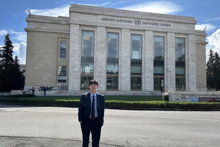 Memphis Teen James Jin Inspires Global Change with ArtFlow and Advocacy at the United Nations