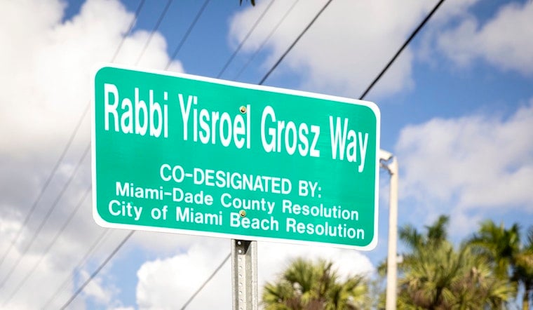 Miami Beach Honors Legacy of Holocaust Survivor Rabbi Grosz with Street Naming Ceremony