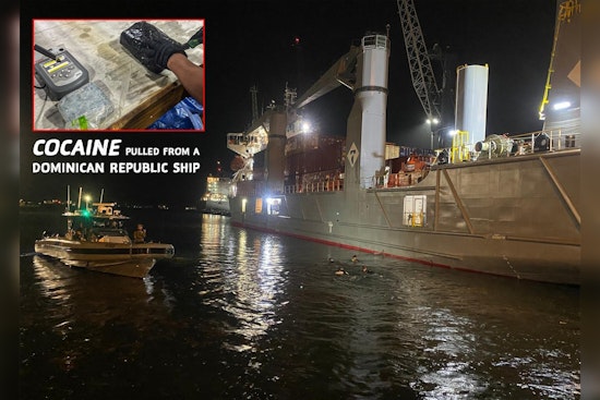 Miami Border Patrol Agents Seize Cocaine Bundle Hidden Under Ship from Dominican Republic