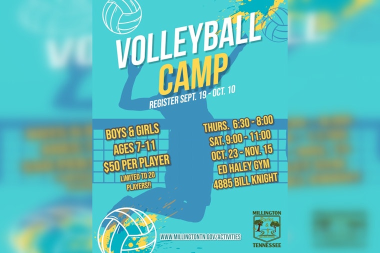 Millington Parks and Recreation Launches Beginner Volleyball Camp for Kids at Ed Haley Sports Complex