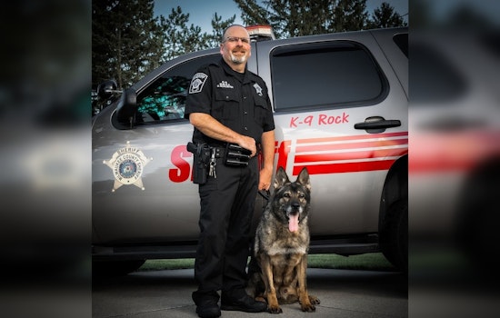 Milwaukee County Sheriff's Office Honors the Legacy of Valiant K9 Rock After Decade of Service