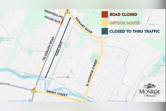 Monroe, Michigan Prepares for Traffic Disruptions Amid North Telegraph Road Closure for Infrastructure Work