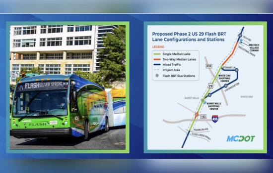 Montgomery County to Host Public Meeting on US 29 Flash BRT Expansion in Silver Spring