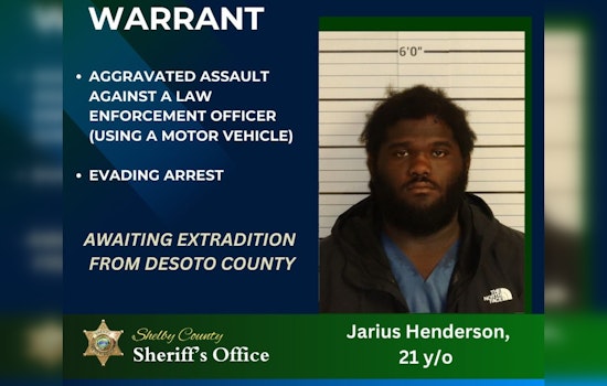 Multi-County Chase Ends in Arrest of Auto Burglary Suspect Jarius Henderson in DeSoto County