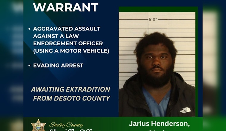 Multi-County Chase Ends in Arrest of Auto Burglary Suspect Jarius Henderson in DeSoto County