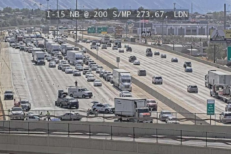 Multiple Accidents on I-15 Cause Major Delays in Lindon and South Salt Lake, Commuters Face Gridlock