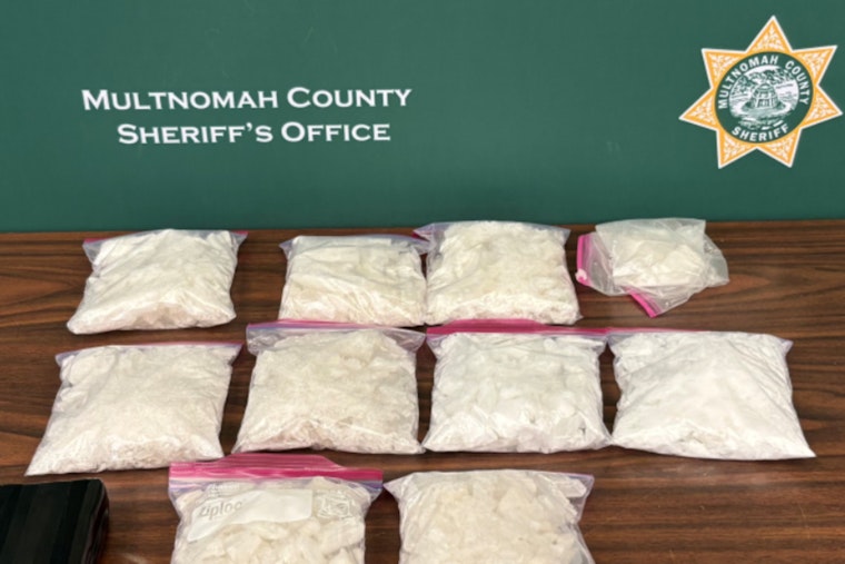 Multnomah County and FBI Seize Over 9 Pounds of Meth, Kilo of Fentanyl in Portland Drug Bust, Ricardo Olivas Sentael Charged