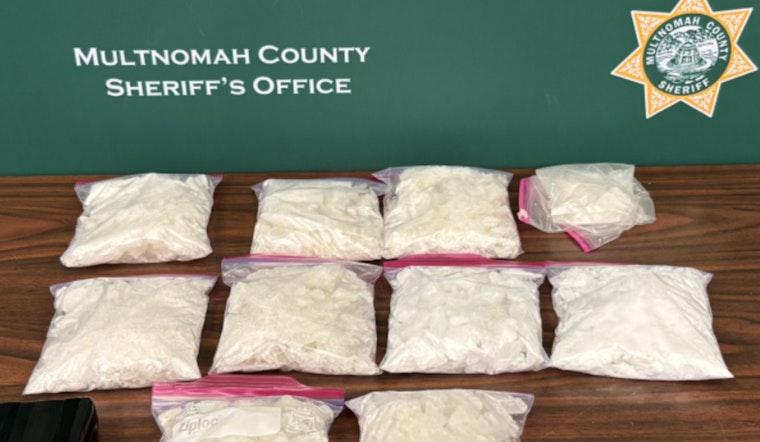 Multnomah County and FBI Seize Over 9 Pounds of Meth, Kilo of Fentanyl in Portland Drug Bust, Ricardo Olivas Sentael Charged