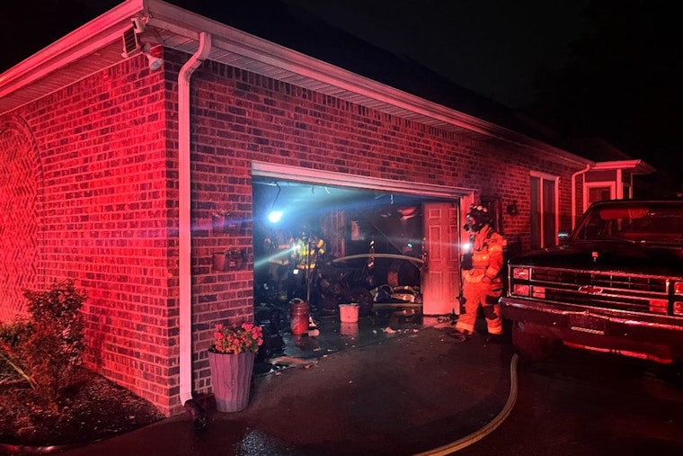 Murfreesboro Home Saved from Devastation as Firefighters Extinguish Garage Blaze, No Injuries Reported