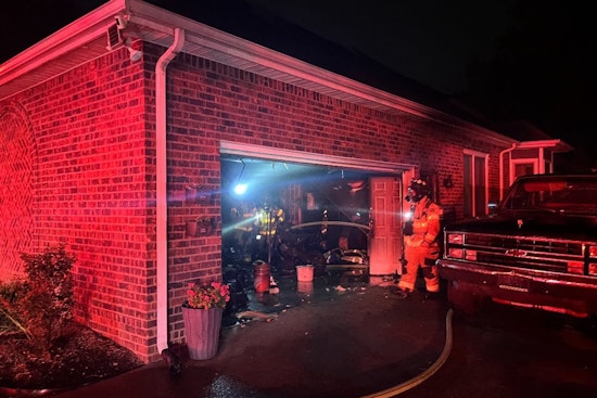 Murfreesboro Home Saved from Devastation as Firefighters Extinguish Garage Blaze, No Injuries Reported