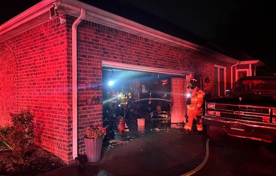 Murfreesboro Home Saved from Devastation as Firefighters Extinguish Garage Blaze, No Injuries Reported