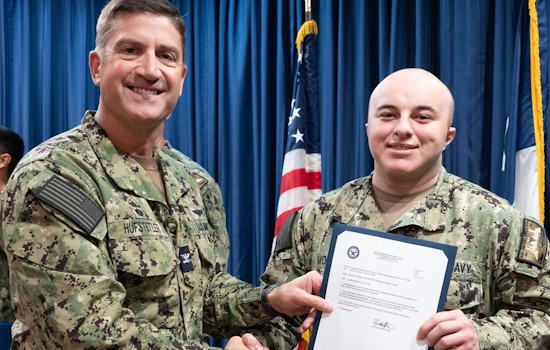 NAS JRB Fort Worth Salutes Sailors for Exceptional Service and Milestones at Quarters Ceremony