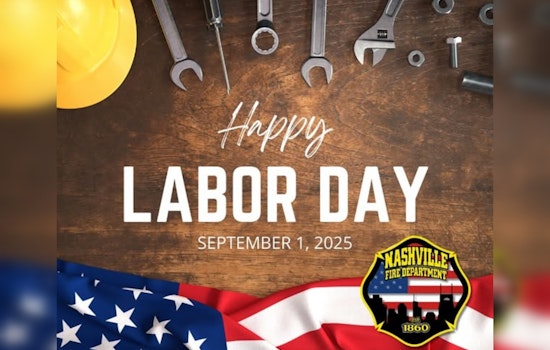 Nashville Fire Department Pays Homage to American Workers on Labor Day