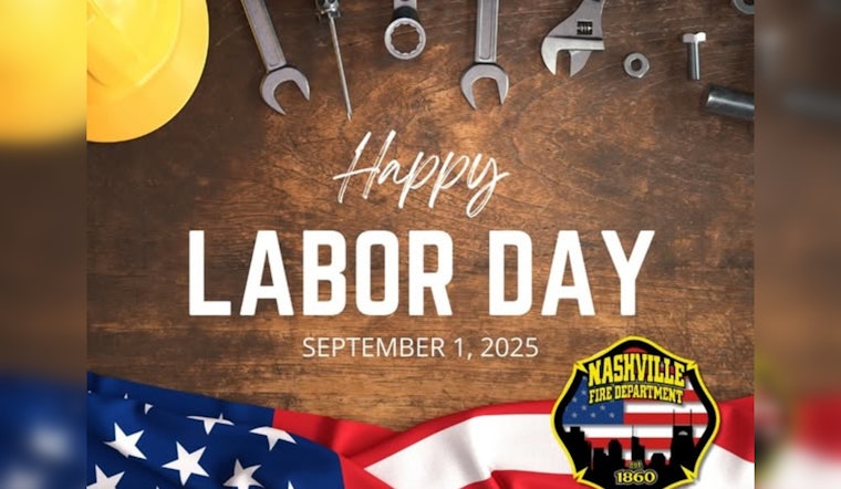 Nashville Fire Department Pays Homage to American Workers on Labor Day