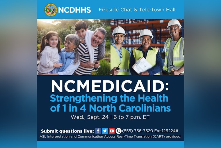 NCDHHS to Host Live Discussion on Medicaid Expansion in North Carolina Exploring Community Health Impact and Enrollment
