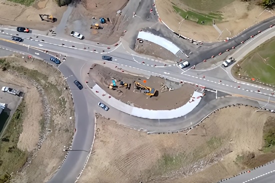 VIDEO: New Traffic Patterns in Place at The Plains, Ohio Due to Ongoing Roundabout Construction