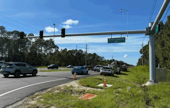 New Traffic Signal and Lane Enhancements Improve Flow at U.S. 1 and Pine Island Road Intersection in St. Johns County