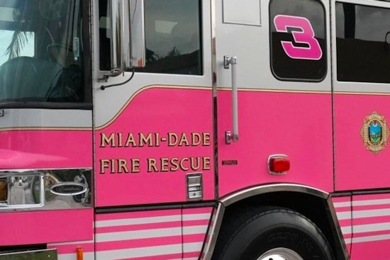 No Injuries as Cement Truck Ignites on Dolphin Expressway Near Palmetto in Miami-Dade