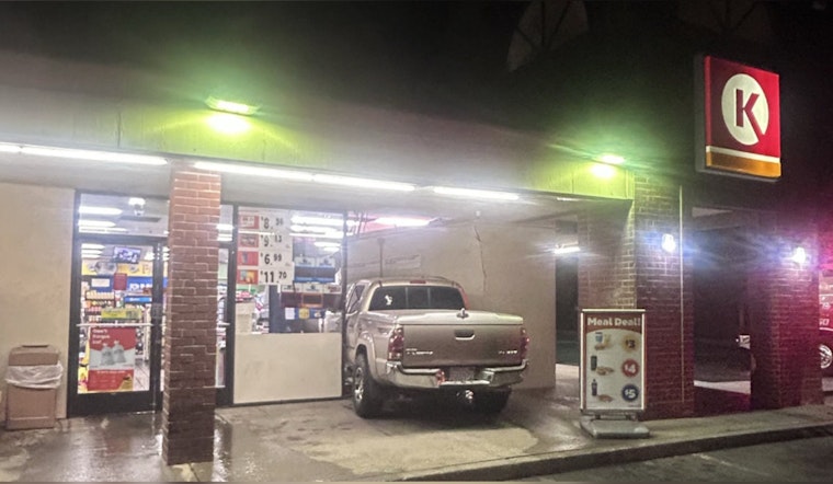 No Injuries Reported as Pickup Truck Crashes Into Sacramento Circle K Store Due to Driver Error