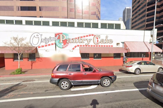 No Serious Injuries After Sedan Crashes into The Original Pantry Cafe in Downtown Los Angeles