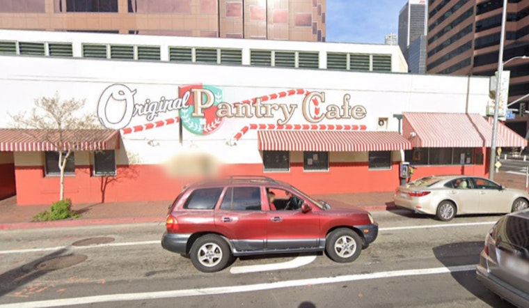 No Serious Injuries After Sedan Crashes into The Original Pantry Cafe in Downtown Los Angeles