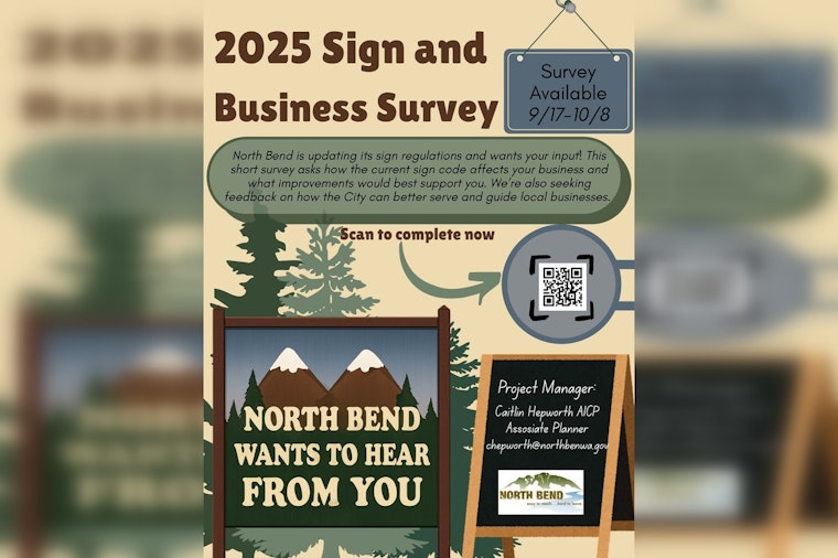 North Bend Seeks Business Owner Insights on Sign Code Revamp and City Services Enhancement