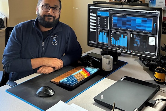Oak Creek Police Crime Analyst Wins Top International Award with Innovative Free Software Dashboard