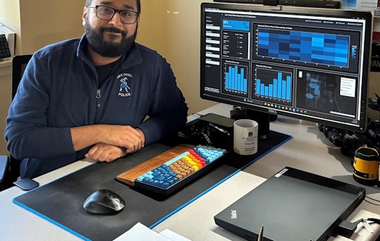 Oak Creek Police Crime Analyst Wins Top International Award with Innovative Free Software Dashboard