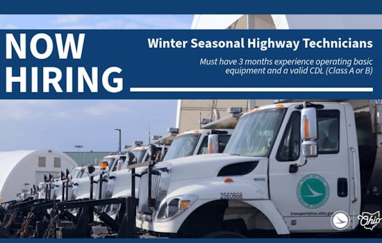 Ohio Department of Transportation Seeks Seasonal Highway Technicians Amid Preparations for Winter
