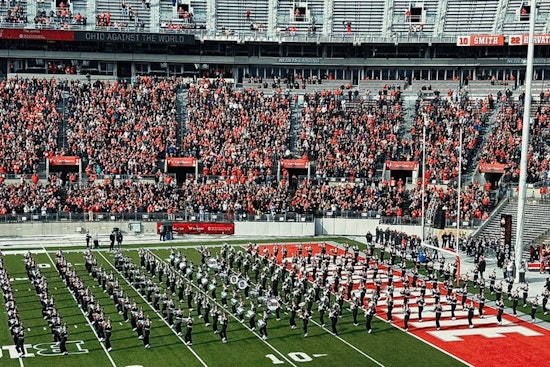 Ohio State Marching Band's Halftime Show Relives National Championship Glory with Alumni Band at Grambling State Game