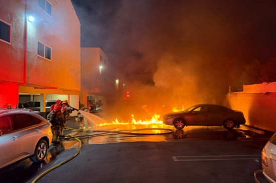 Orange County Firefighters Quell Vehicle Blazes in Apartment Complex, Avert Larger Disaster