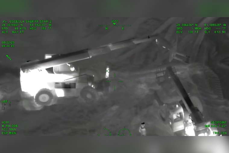 Osceola County Helicopter Aids in Arrest of Teens Accused of Joyriding in Construction Site