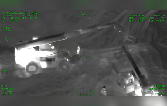 Osceola County Helicopter Aids in Arrest of Teens Accused of Joyriding in Construction Site