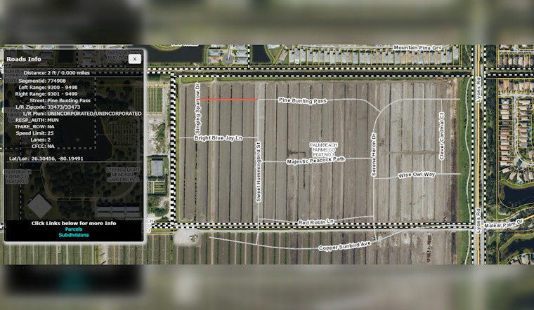 Palm Beach County Enhances Emergency Response with Preemptive Mapping of Future Roads